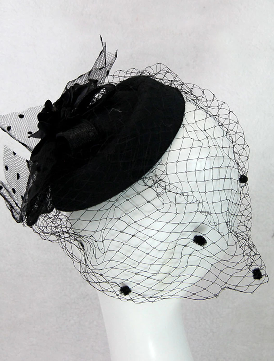 Wholesale Fascinators Kentucky Derby Hat Headwear Headpiece Net Veil Hat Wedding Ladies Day Cocktail Royal Astcot With Cap Floral Headpiece Headwear