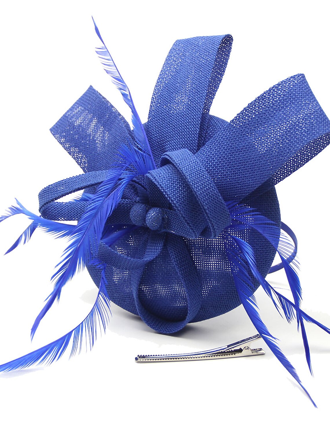 Wholesale Fascinators Kentucky Derby Hat Headwear Polyester / Polyamide Bucket Hat Pillbox Hat Holiday Melbourne Cup Cocktail Royal Astcot With Feather Appliques Headpiece Headwear