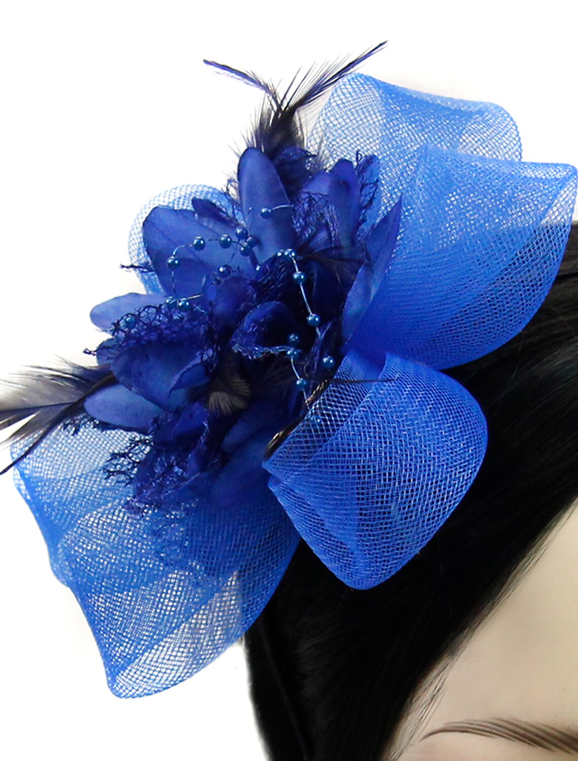 Wholesale Tulle / Feather / Net Headbands / Fascinators / Hats with 1 Piece Wedding / Special Occasion / Tea Party Headpiece