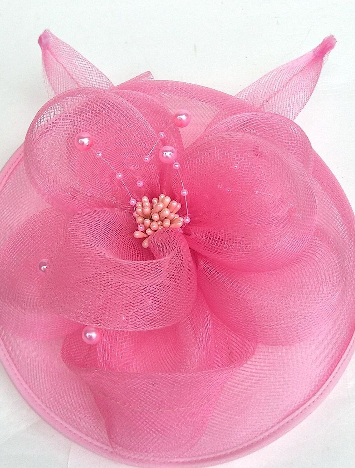 Wholesale Net Fascinators Kentucky Derby Hat/ Birdcage Veils with 1 Piece Wedding / Special Occasion / Tea Party Headpiece