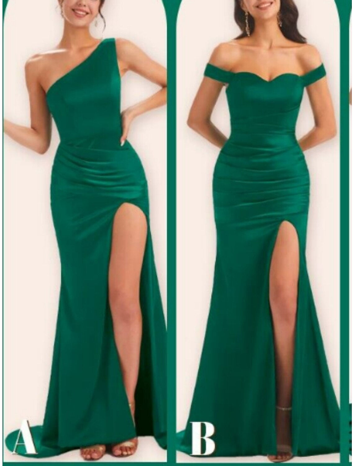 Wholesale Fit & Flare Bridesmaid Dress One Shoulder / Sweetheart / Off Shoulder Sleeveless Elegant Court Train Satin with Split Front / Ruching