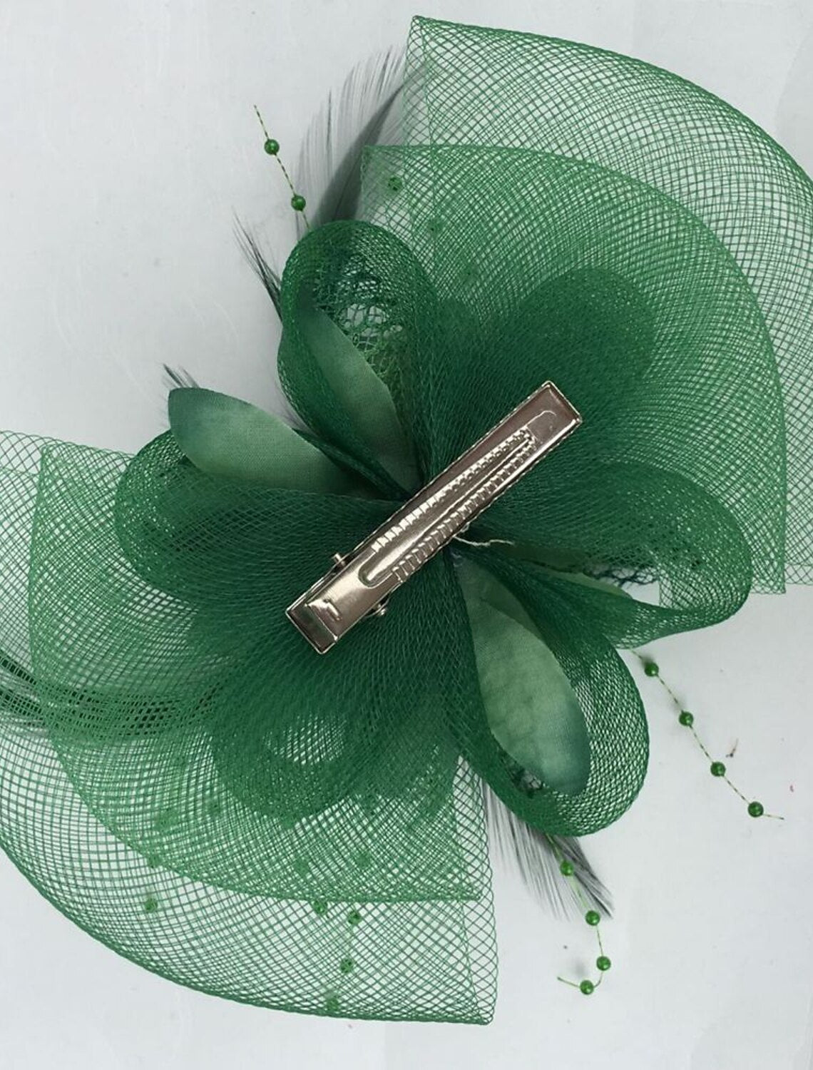 Wholesale Feather / Net Fascinators Kentucky Derby Hat / Flowers with 1 Piece Wedding / Party / Evening / Horse Race Headpiece