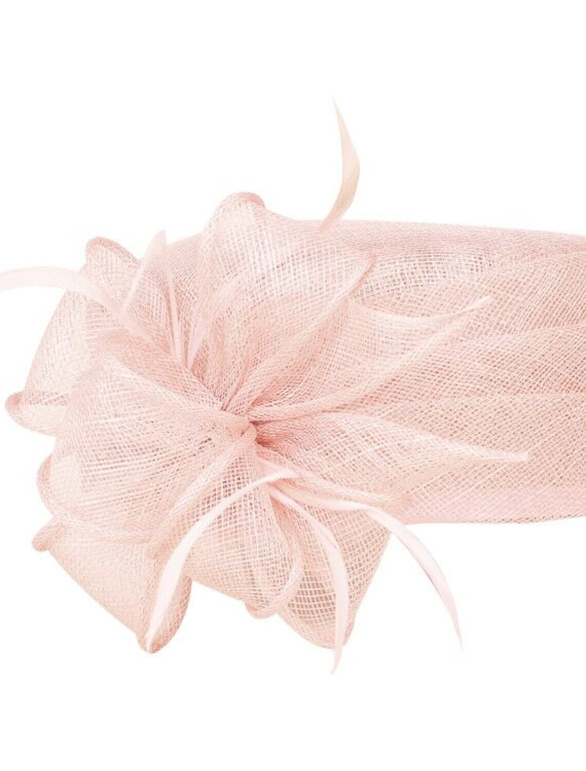 Wholesale Hats Headdress Top Hat Sinamay Hat Tea Party Beach Kentucky Derby Melbourne Cup Elegant Romantic British With Flower Lace Side Headpiece Headwear