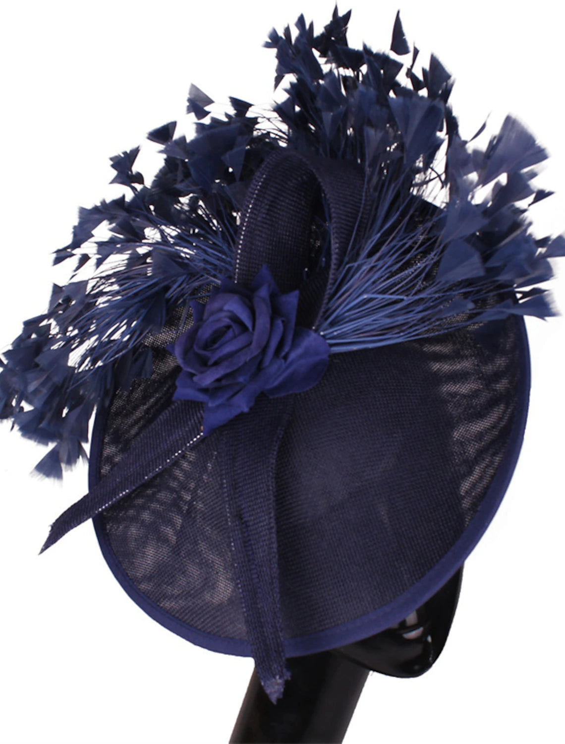 Wholesale Fascinators Sinamay Wedding Kentucky Derby Cocktail Retro Bridal With Feather Floral Headpiece Headwear