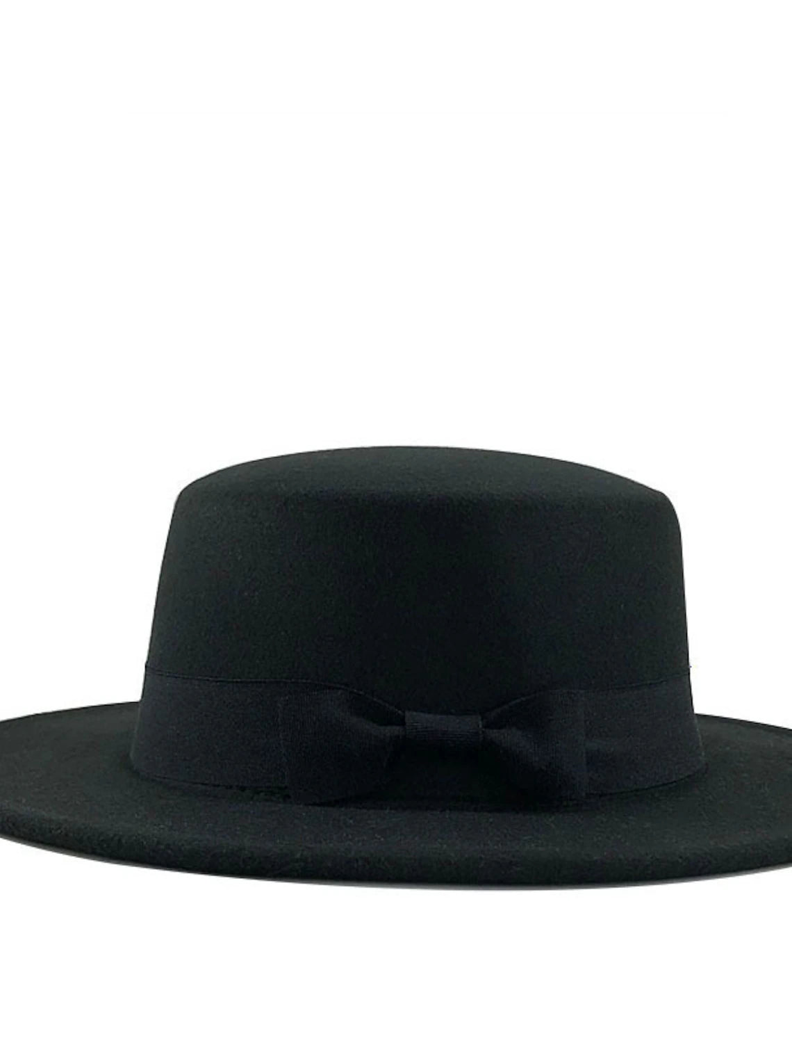 Wholesale Hats Wool Fedora Hat Holiday Horse Race St.Patrick's Day Cocktail Royal Astcot Elegant Lady With Bowknot Headpiece Headwear