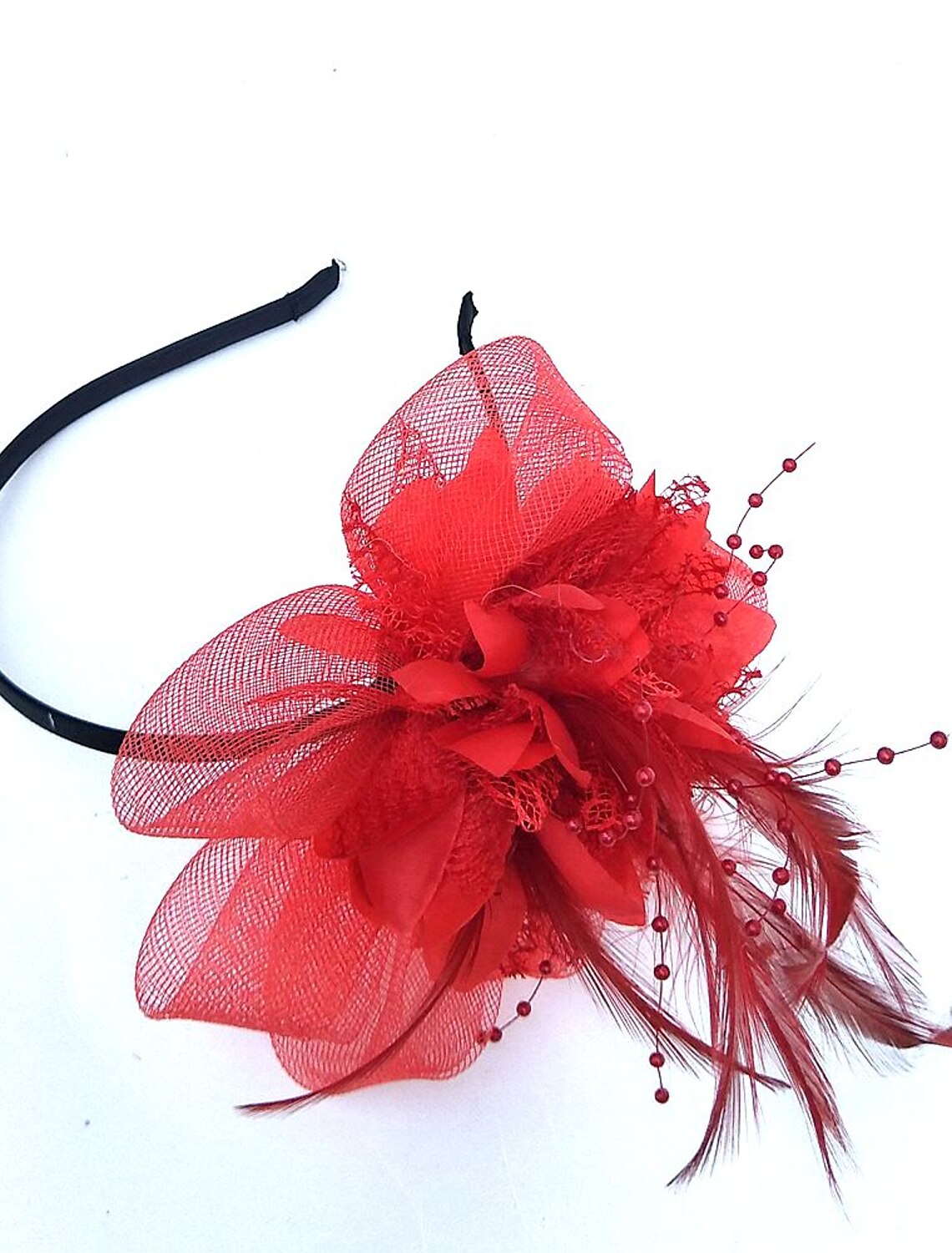 Wholesale Tulle / Feather / Net Headbands / Fascinators / Hats with 1 Piece Wedding / Special Occasion / Tea Party Headpiece