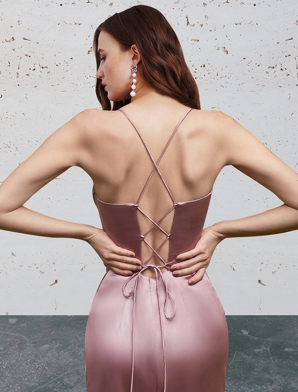 Wholesale  Mermaid / Trumpet Prom Dresses Vintage Dress Prom Floor Length Sleeveless Sweetheart Bridesmaid Dress Charmeuse Backless with Slit