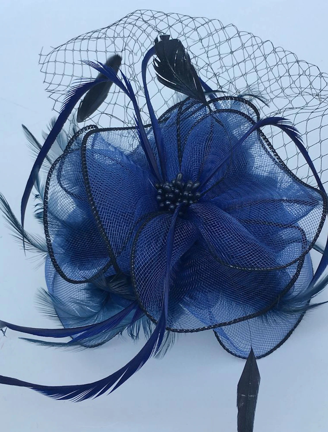 Wholesale Feather / Net Fascinators Kentucky Derby Hat / Headwear / Birdcage Veils with Floral 1PC Wedding / Special Occasion / Tea Party Headpiece