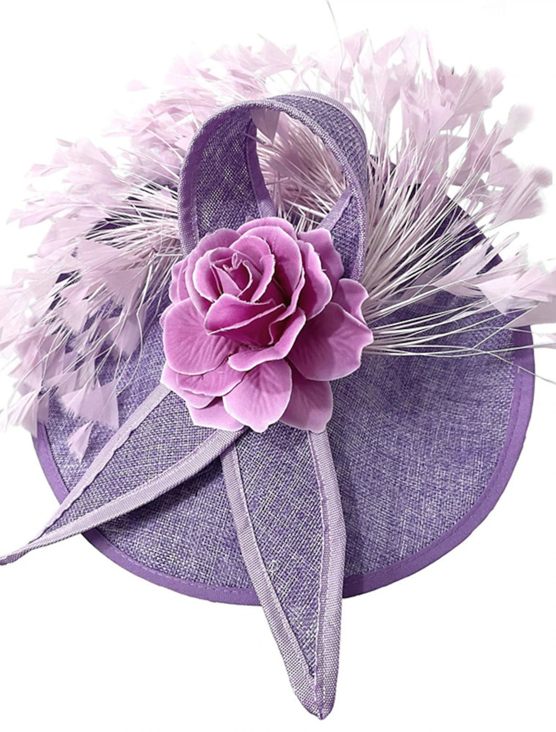 Wholesale Fascinators Sinamay Wedding Kentucky Derby Cocktail Retro Bridal With Feather Floral Headpiece Headwear