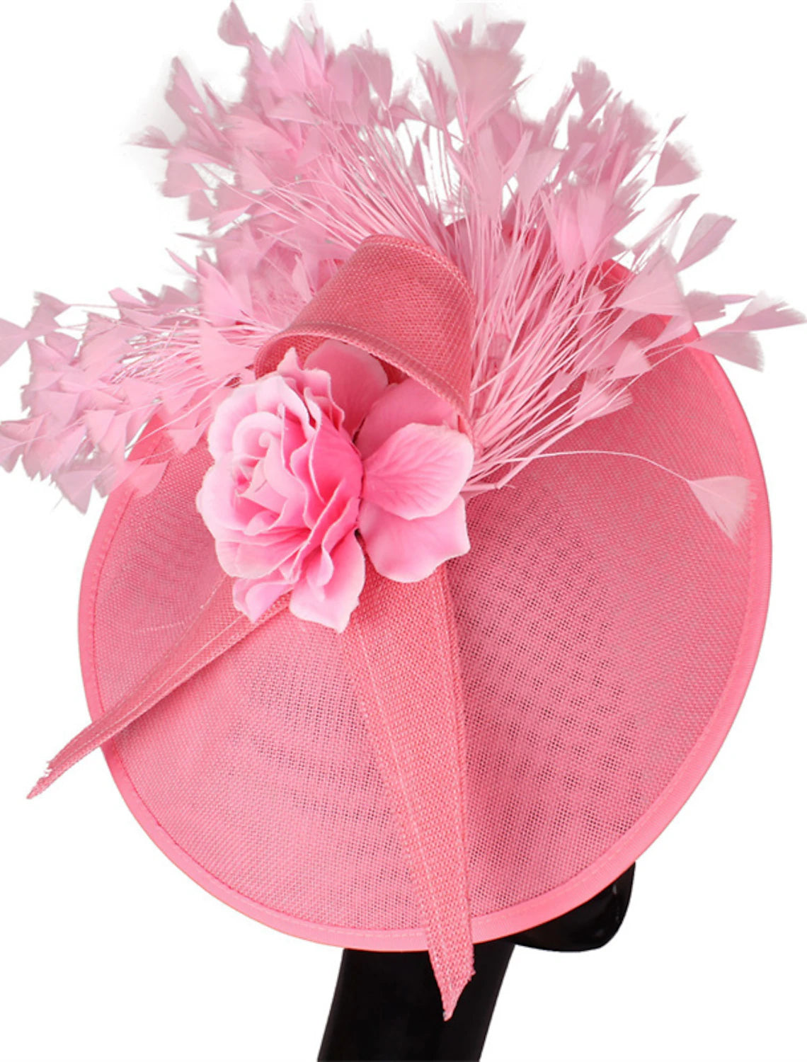 Wholesale Fascinators Sinamay Wedding Kentucky Derby Cocktail Retro Bridal With Feather Floral Headpiece Headwear