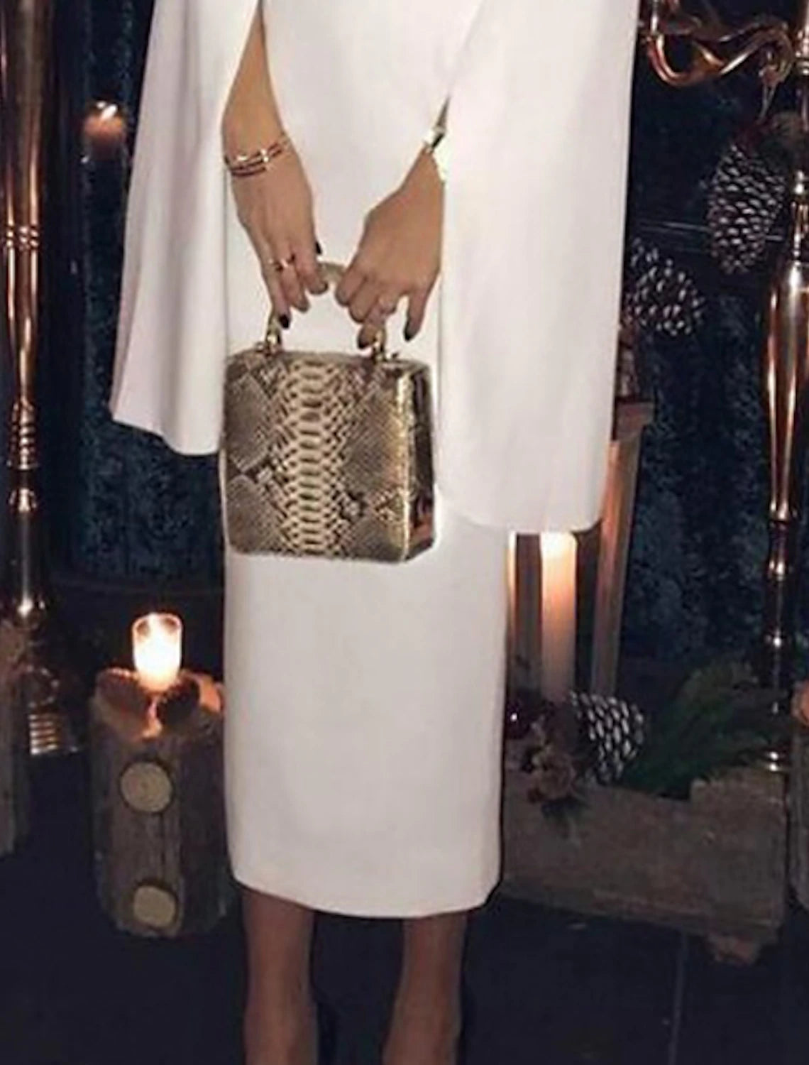 Wholesale Sheath / Column Cocktail Dresses Party Dress Holiday Tea Length Long Sleeve Jewel Neck Fall Wedding Guest Jersey Backless with Sleek