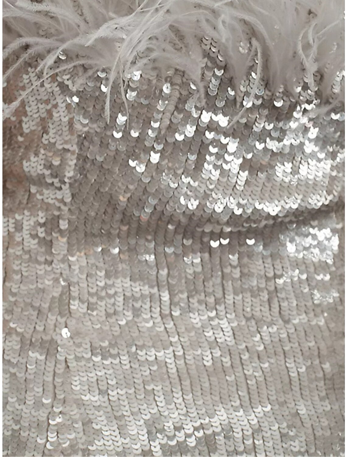 Wholesale Women's Sequin Dress Party Dress Sparkly Dress Feather Dress Homecoming Dress Mini Dress White Sleeveless Sparkly Glitter Spring Fall Winter Spaghetti Strap Fashion Winter Dress Wedding