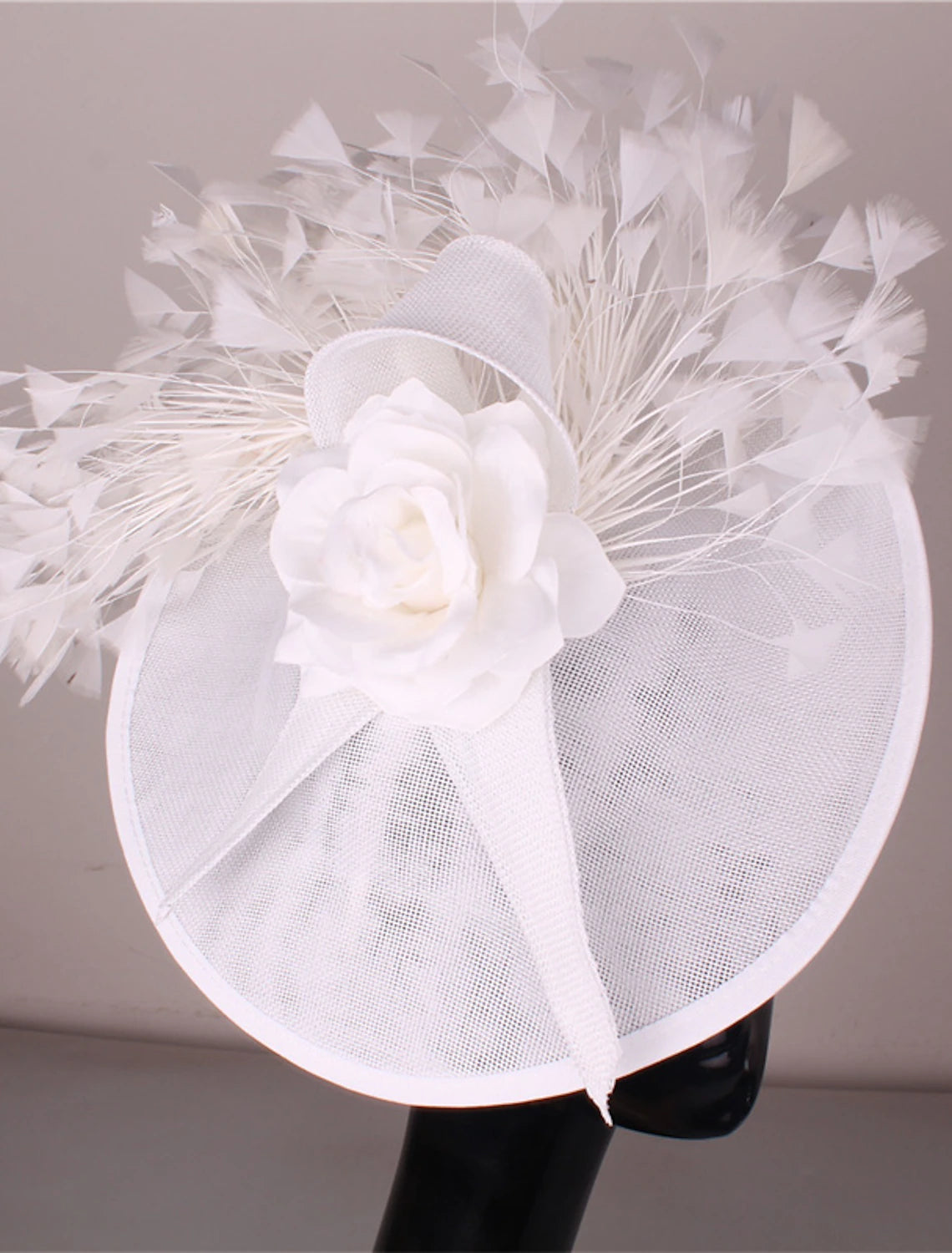 Wholesale Fascinators Sinamay Wedding Kentucky Derby Cocktail Retro Bridal With Feather Floral Headpiece Headwear