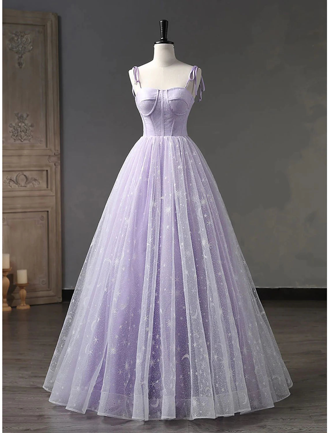 Wholesale  Ball Gown Prom Dresses Minimalist Dress Formal Wedding Party Floor Length Sleeveless Spaghetti Strap Tulle Backless with Pleats Strappy