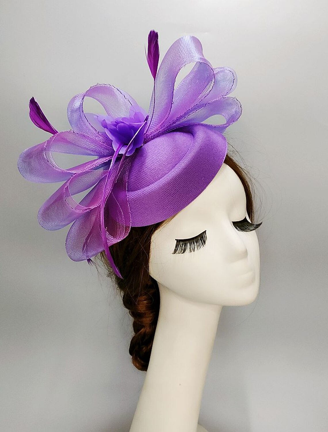 Wholesale Fascinators Kentucky Derby Hat Feathers Net Pillbox Hat Ladies Day Melbourne Cup Cocktail Royal Astcot Headpieces With Feather Cap Headpiece Headwear