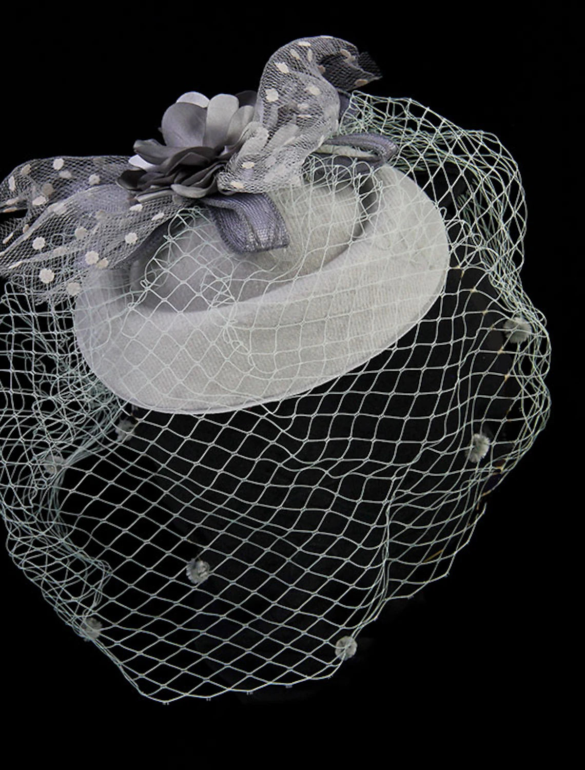Wholesale Fascinators Kentucky Derby Hat Headwear Headpiece Net Veil Hat Wedding Ladies Day Cocktail Royal Astcot With Cap Floral Headpiece Headwear