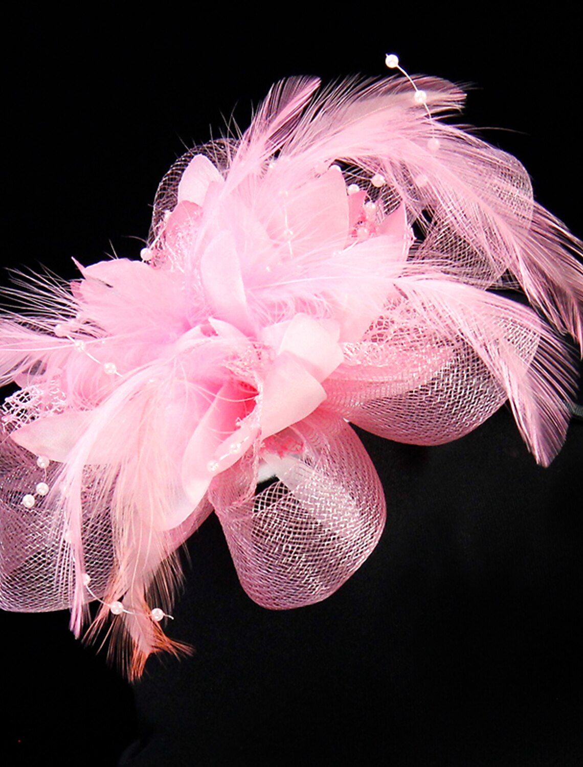 Wholesale Tulle / Feather / Net Headbands / Fascinators / Hats with 1 Piece Wedding / Special Occasion / Tea Party Headpiece