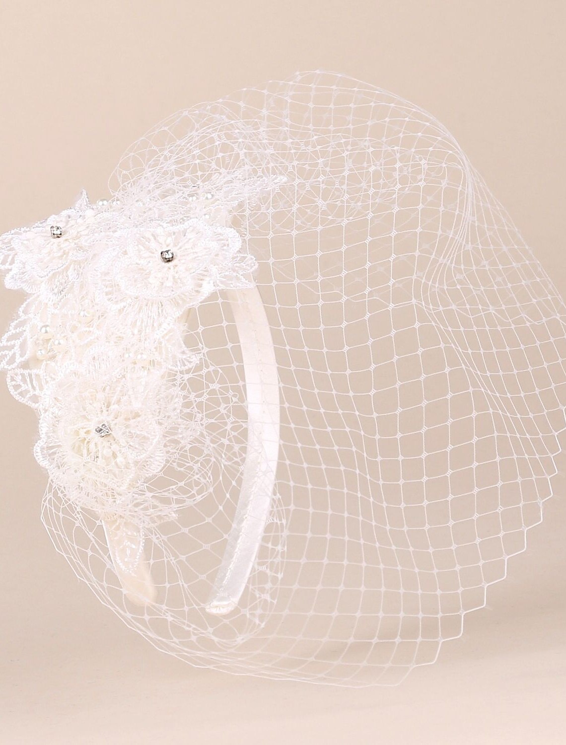Wholesale Headwear Net Veil Hat Wedding Casual Tea Party Valentine's Day Horse Race Retro Romantic Classic With Tulle Face Veil Headpiece Headwear