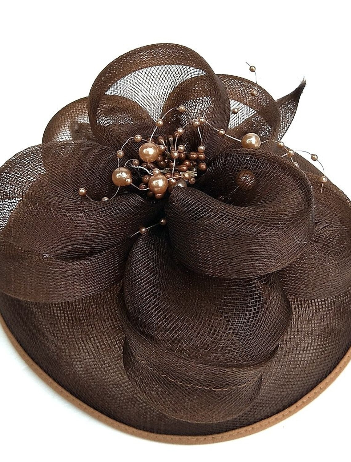 Wholesale Net Fascinators Kentucky Derby Hat/ Birdcage Veils with 1 Piece Wedding / Special Occasion / Tea Party Headpiece