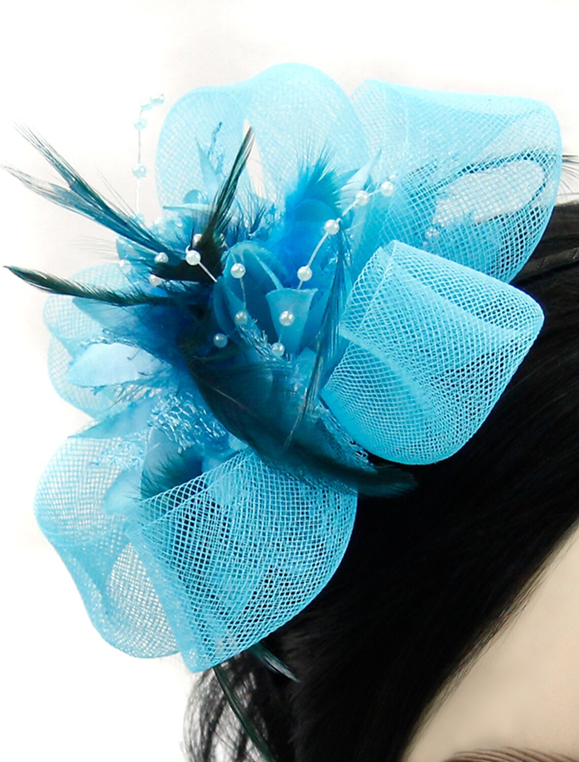 Wholesale Tulle / Feather / Net Headbands / Fascinators / Hats with 1 Piece Wedding / Special Occasion / Tea Party Headpiece