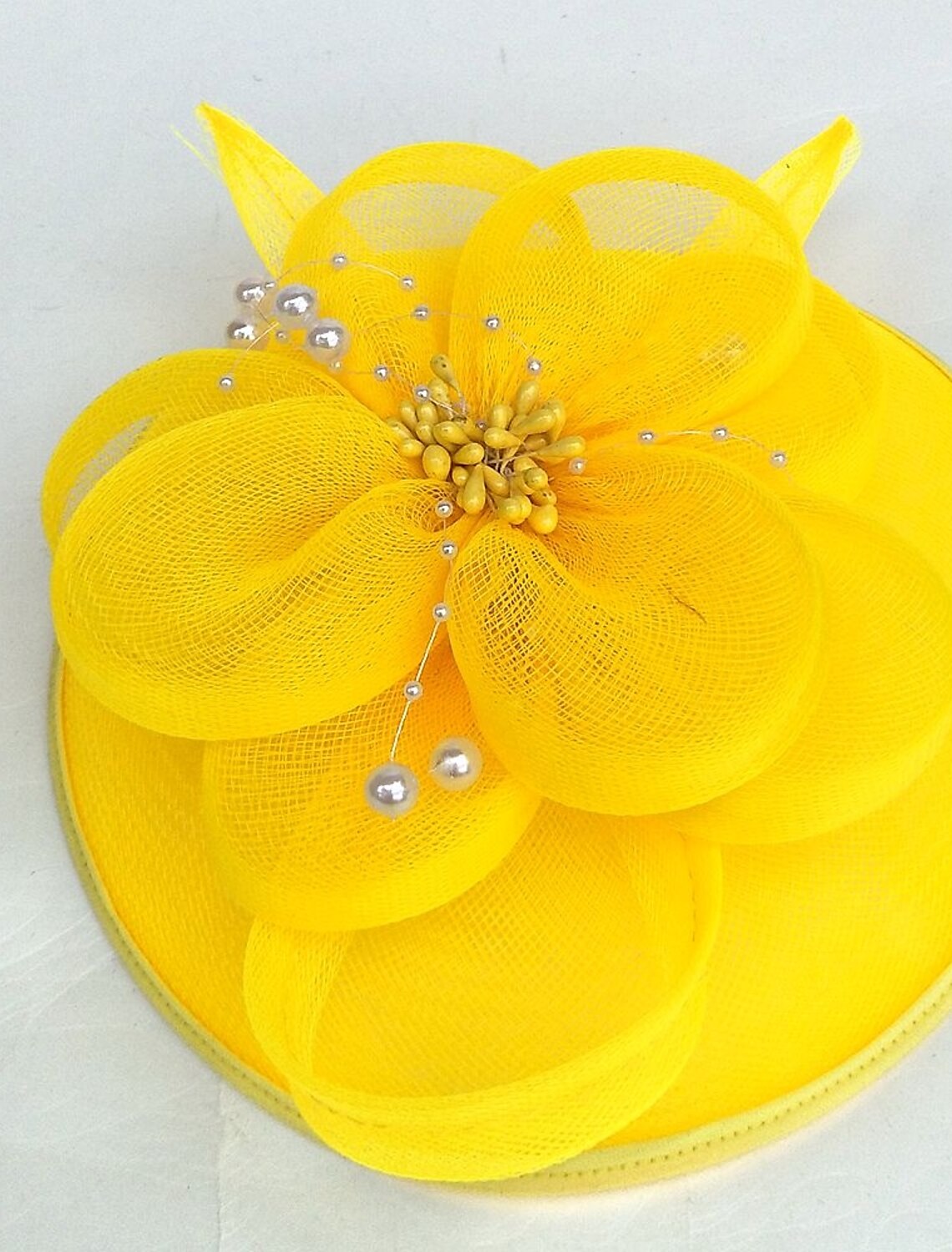 Wholesale Net Fascinators Kentucky Derby Hat/ Birdcage Veils with 1 Piece Wedding / Special Occasion / Tea Party Headpiece