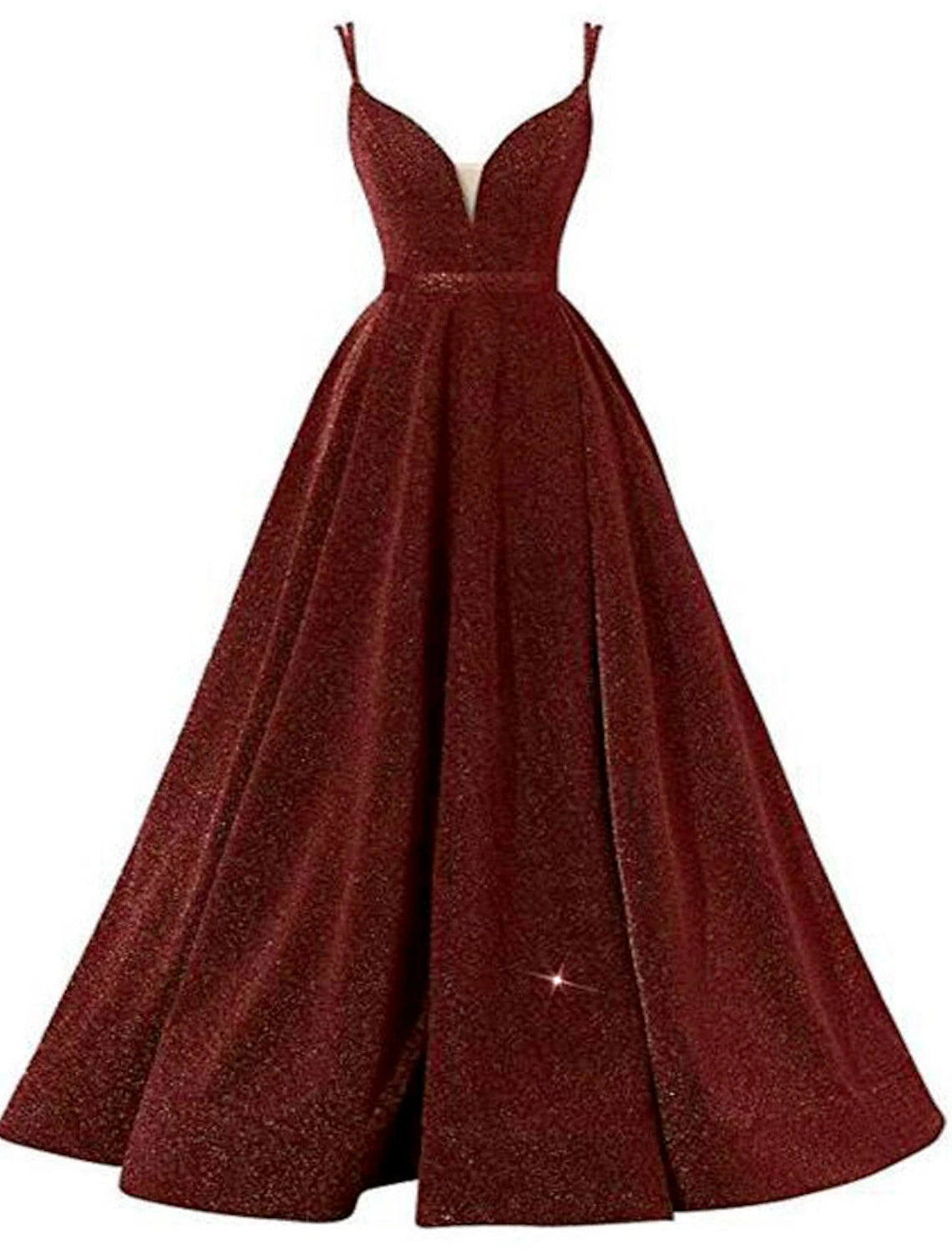 Wholesale  A-Line Beautiful Back Sexy Wedding Guest Formal Evening Birthday Dress Spaghetti Strap Sleeveless Floor Length Sequined with Pleats Sequin