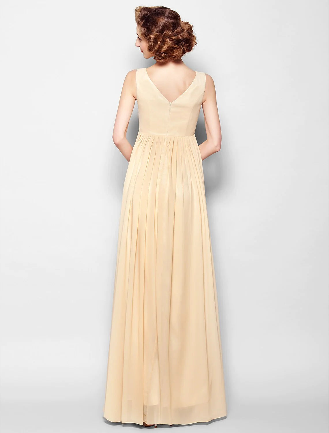 Wholesale A-Line Mother of the Bride Dress Wrap Included V Neck Floor Length Chiffon Lace Half Sleeve yes with Lace