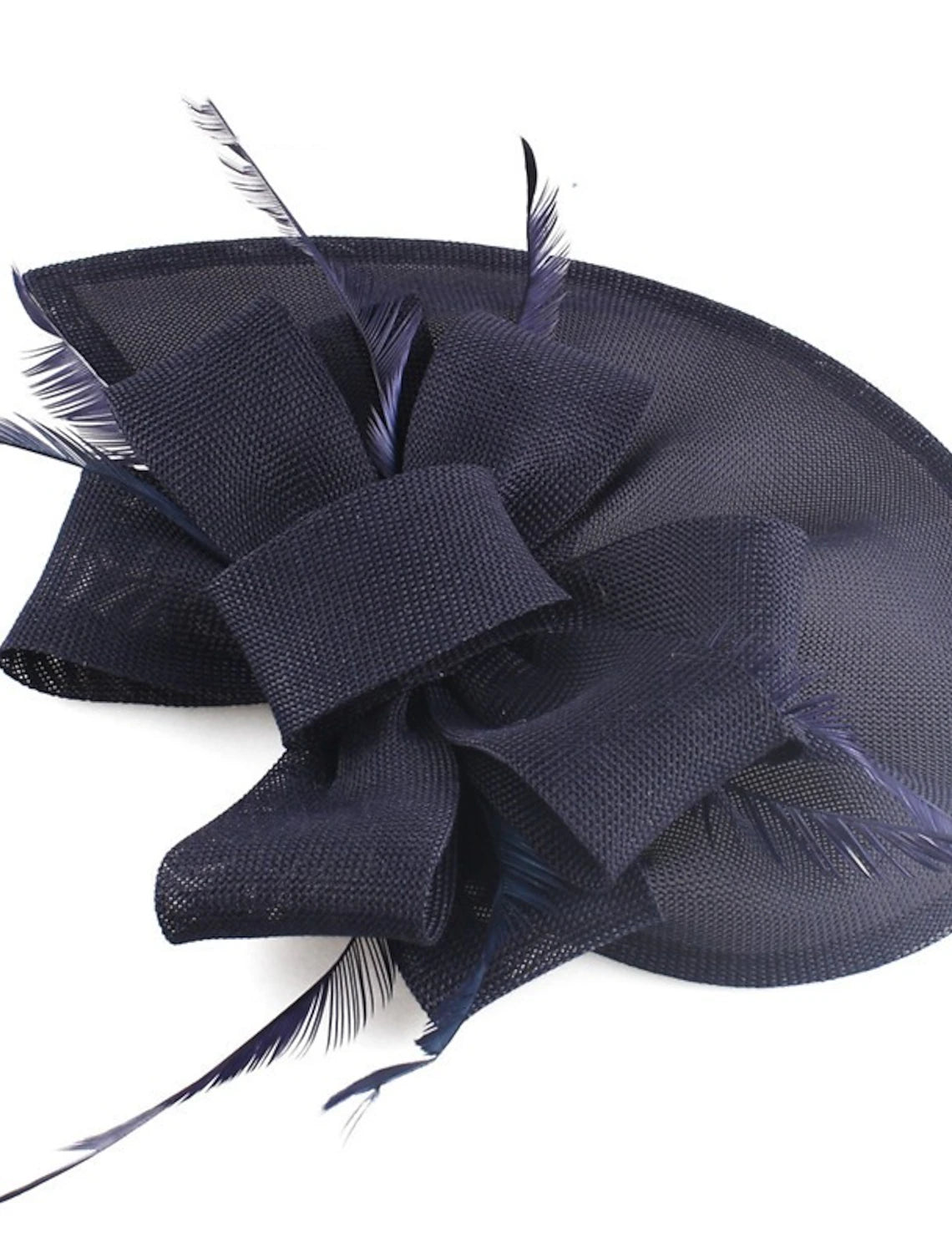Wholesale Fascinators Faux Linen Kentucky Derby Horse Race Cocktail Royal Astcot Retro Elegant With Feather Bowknot Headpiece Headwear