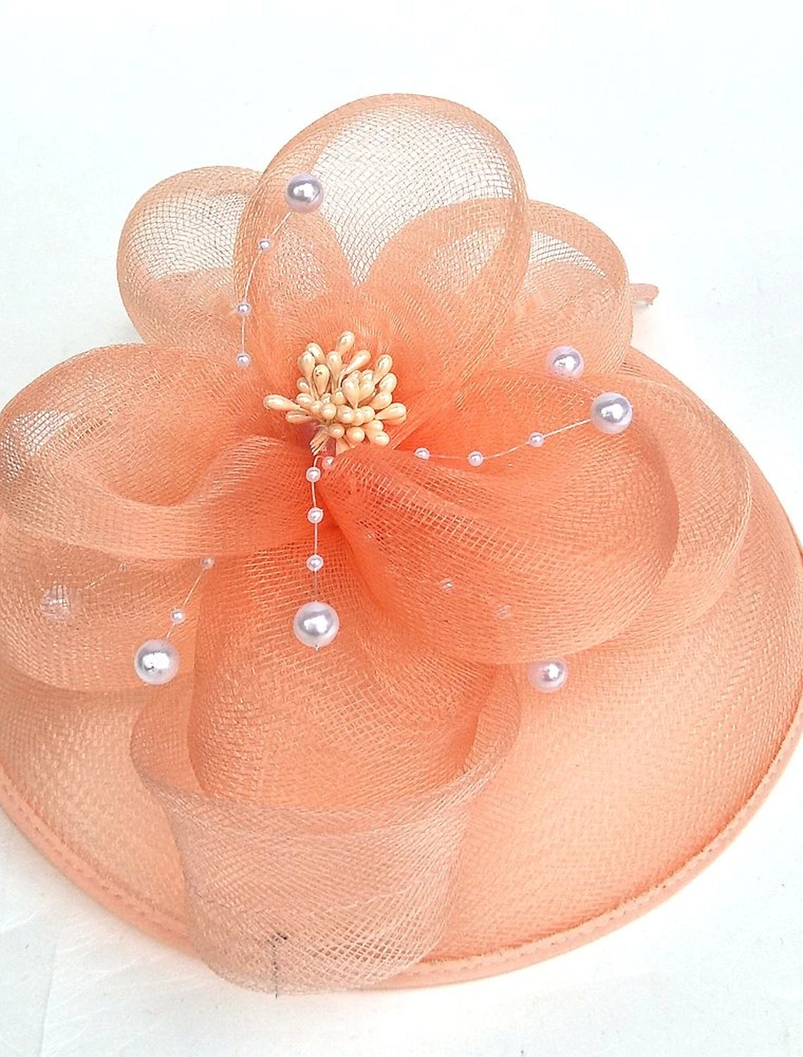 Wholesale Net Fascinators Kentucky Derby Hat/ Birdcage Veils with 1 Piece Wedding / Special Occasion / Tea Party Headpiece