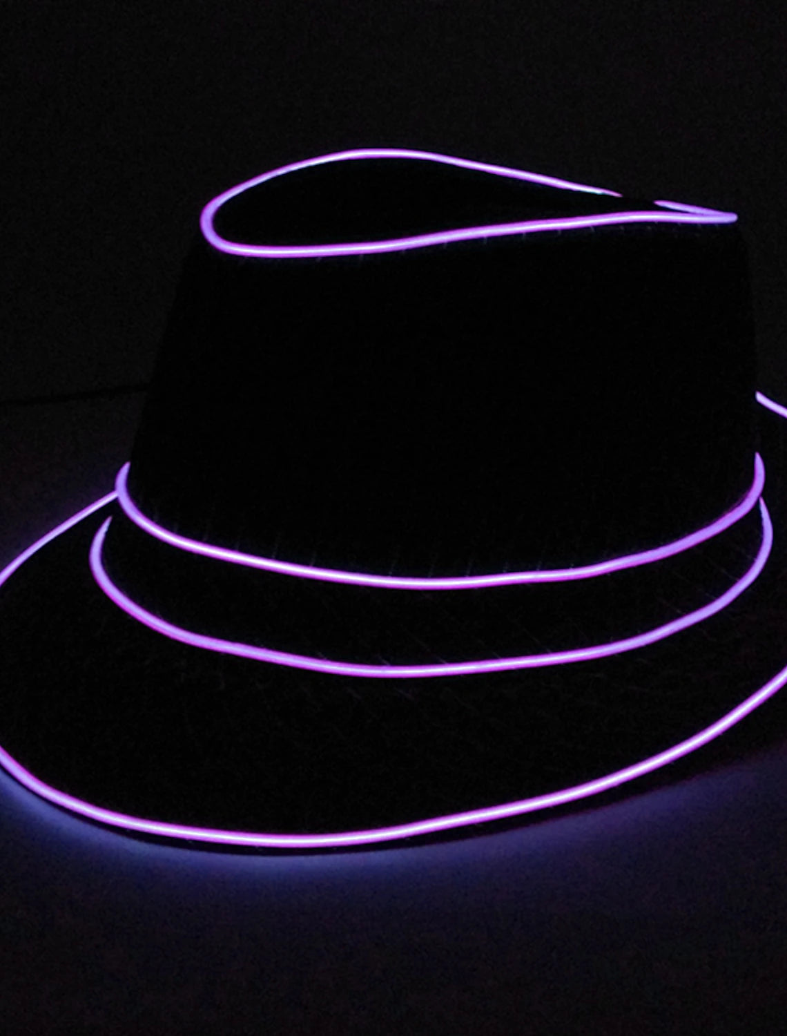 Wholesale Luminous Hat Gentleman Performance Hat LED Glow Top Hat Party Gift Birthday Wedding Costume Christmas Halloween Supplies