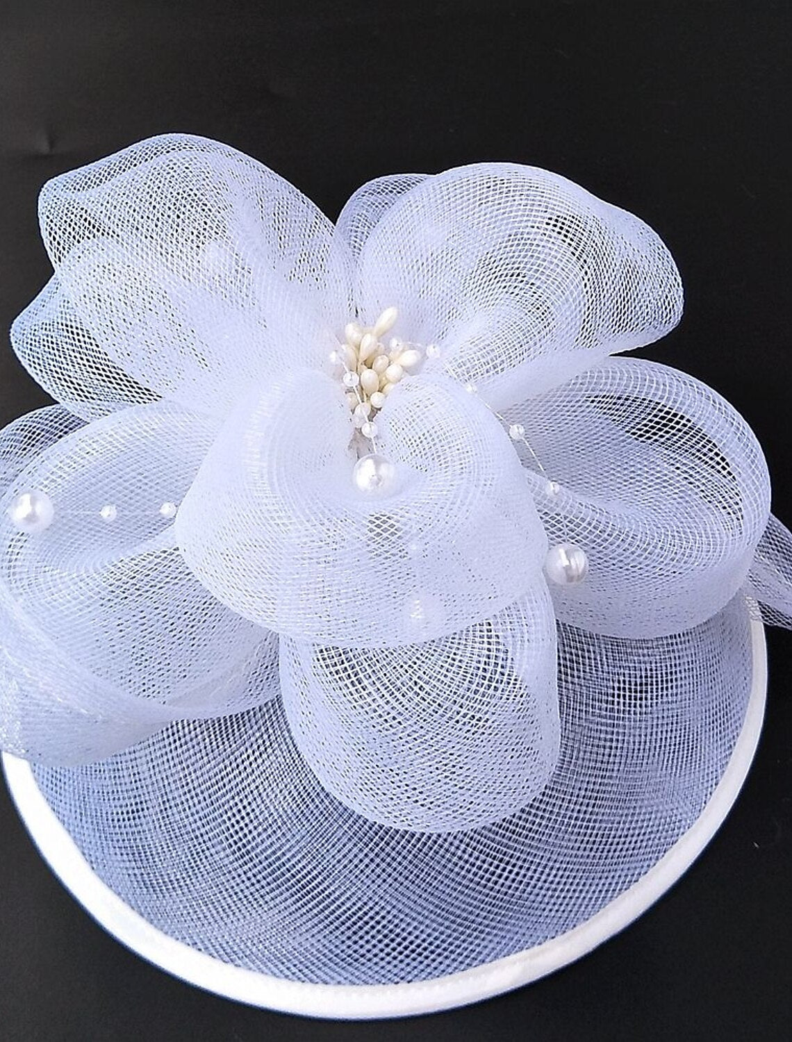 Wholesale Net Fascinators Kentucky Derby Hat/ Birdcage Veils with 1 Piece Wedding / Special Occasion / Tea Party Headpiece