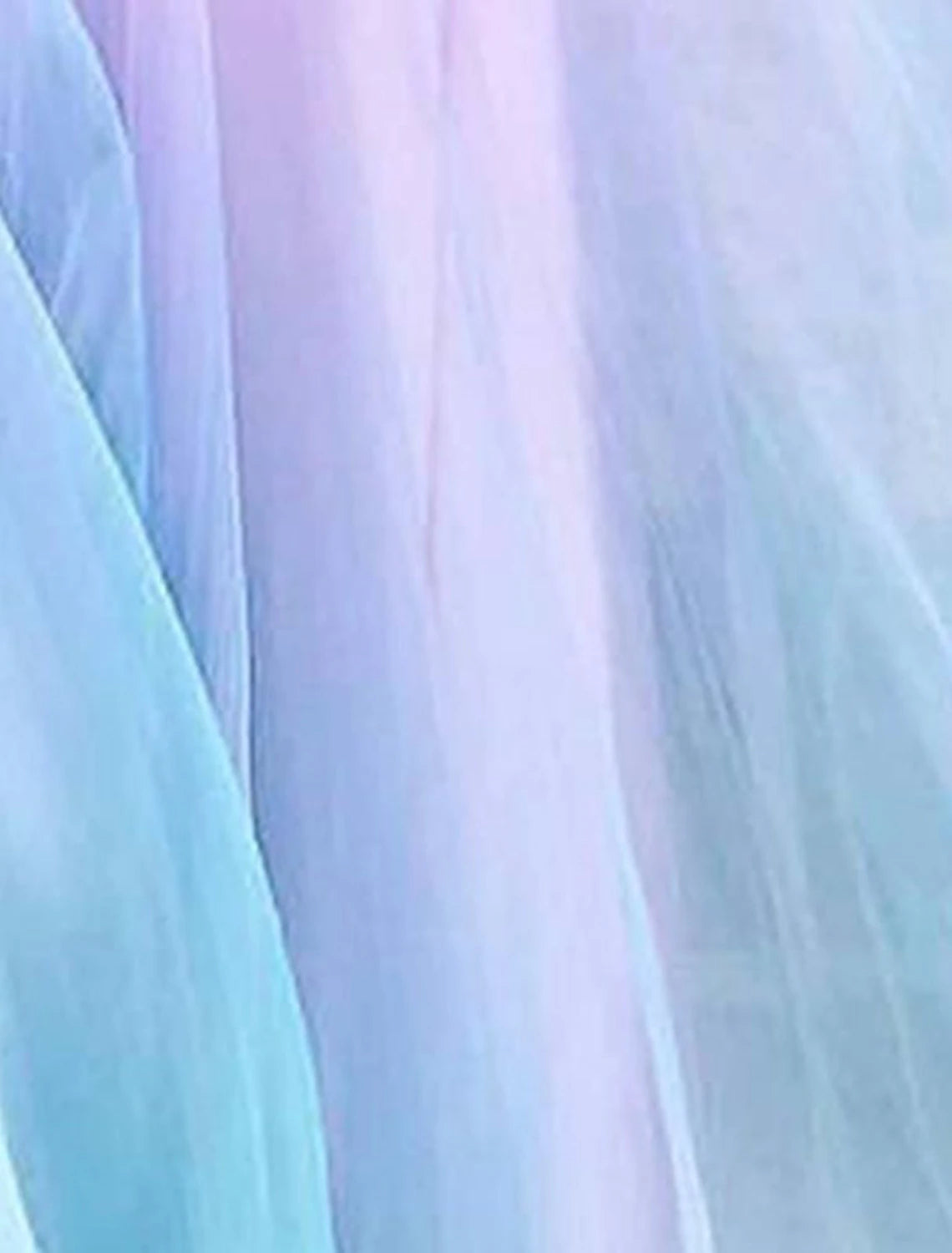 Wholesale A-Line Ombre Fairy Prom Valentine's Day Dress Jewel Neck Sleeveless Floor Length Chiffon with Sleek Pleats