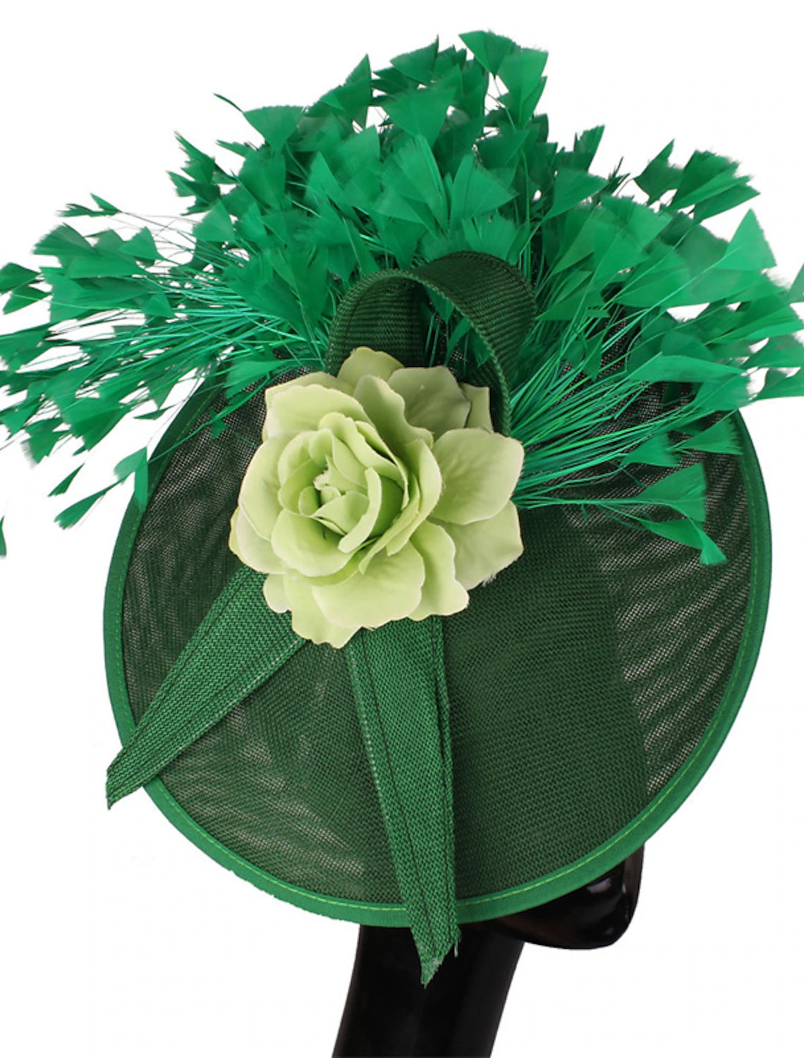 Wholesale Fascinators Sinamay Wedding Kentucky Derby Cocktail Retro Bridal With Feather Floral Headpiece Headwear