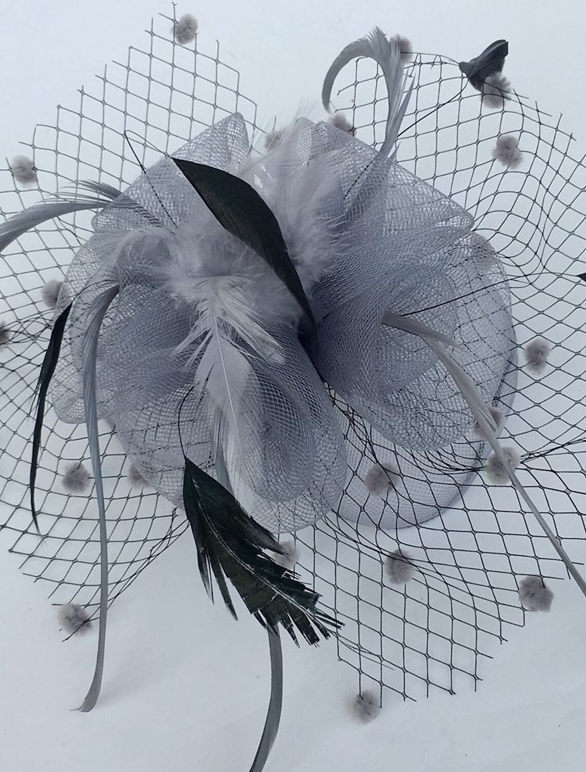 Wholesale Feather / Net Fascinators Kentucky Derby Hat / Birdcage Veils with 1 Piece Wedding / Party / Evening / Ladies Day Headpiece
