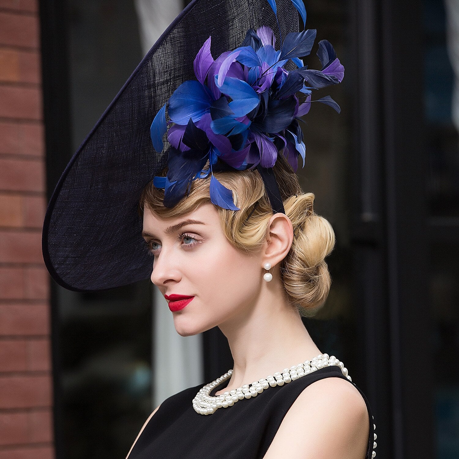 Wholesale Fascinators Kentucky Derby Hat Flax Top Hat Sinamay Hat Wedding Casual Melbourne Cup Elegant Romantic British With Flower Headpiece Headwear
