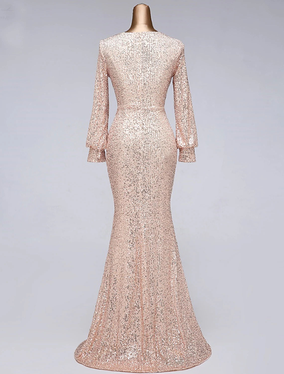 Wholesale A-Line Elegant Sparkle & Shine Formal Evening Dress High Neck Sleeveless Floor Length Tulle with Sash / RibbonMermaid / Trumpet Evening Gown Elegant Dress Wedding Guest Formal Evening Floor Length Long Sleeve V Neck Tulle with Sequin