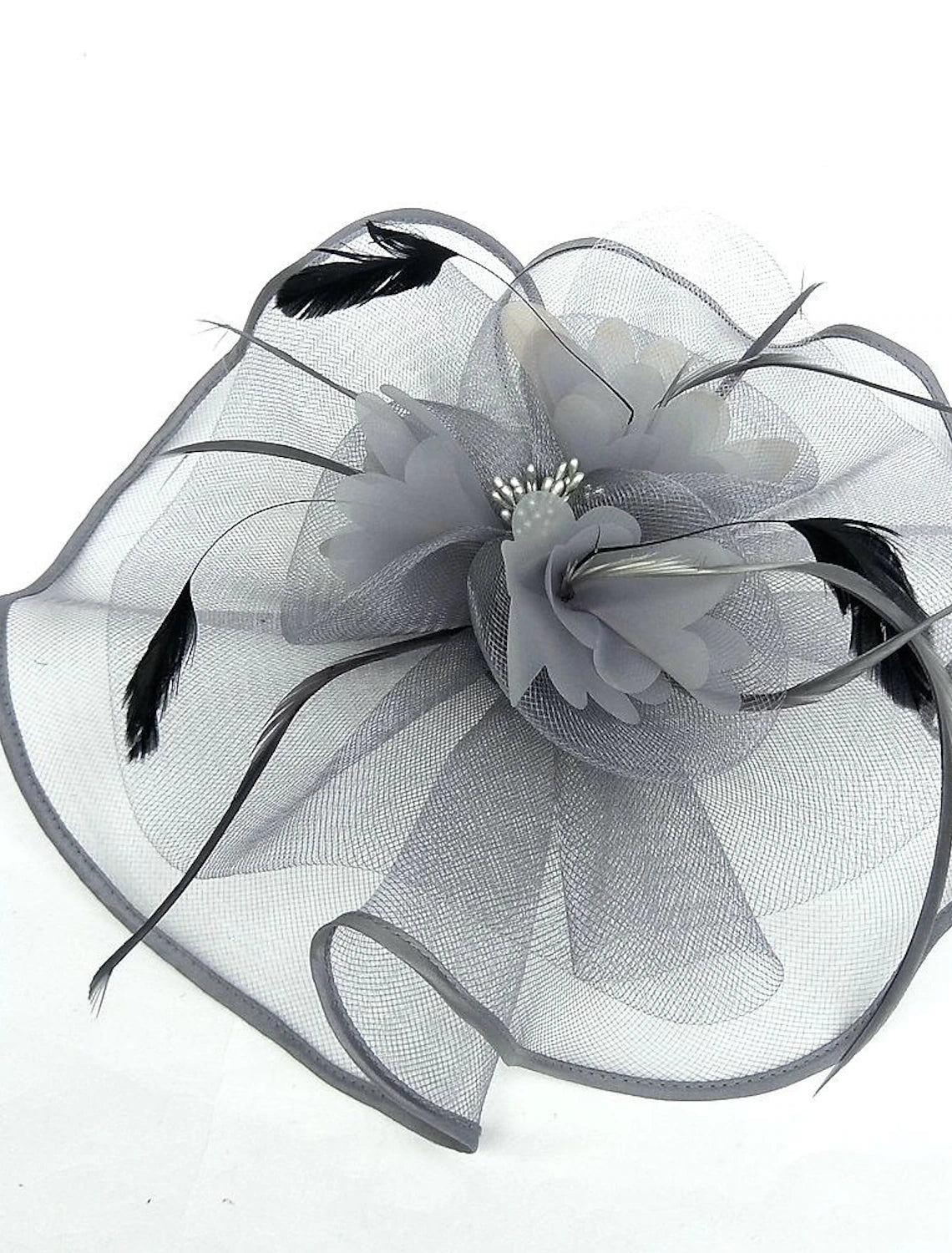 Wholesale Tulle / Feather / Net Kentucky Derby Hat / Fascinators / Hats with 1 Piece Wedding / Special Occasion / Tea Party Headpiece