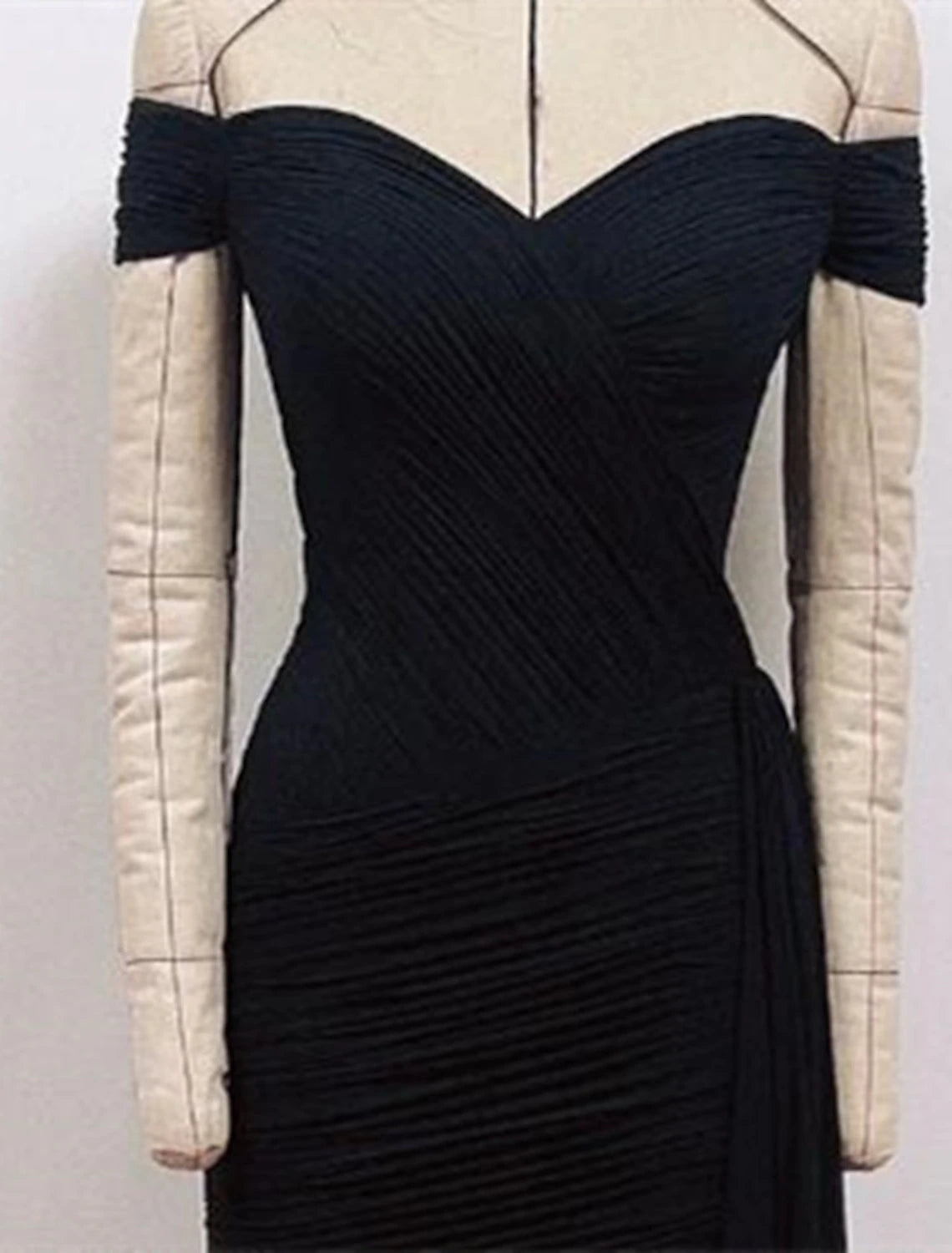 Wholesale Sheath / Column Party Dresses Celebrity Style Dress Homecoming Cocktail Party Short / Mini Sleeveless Off Shoulder Stretch Chiffon with Ruched