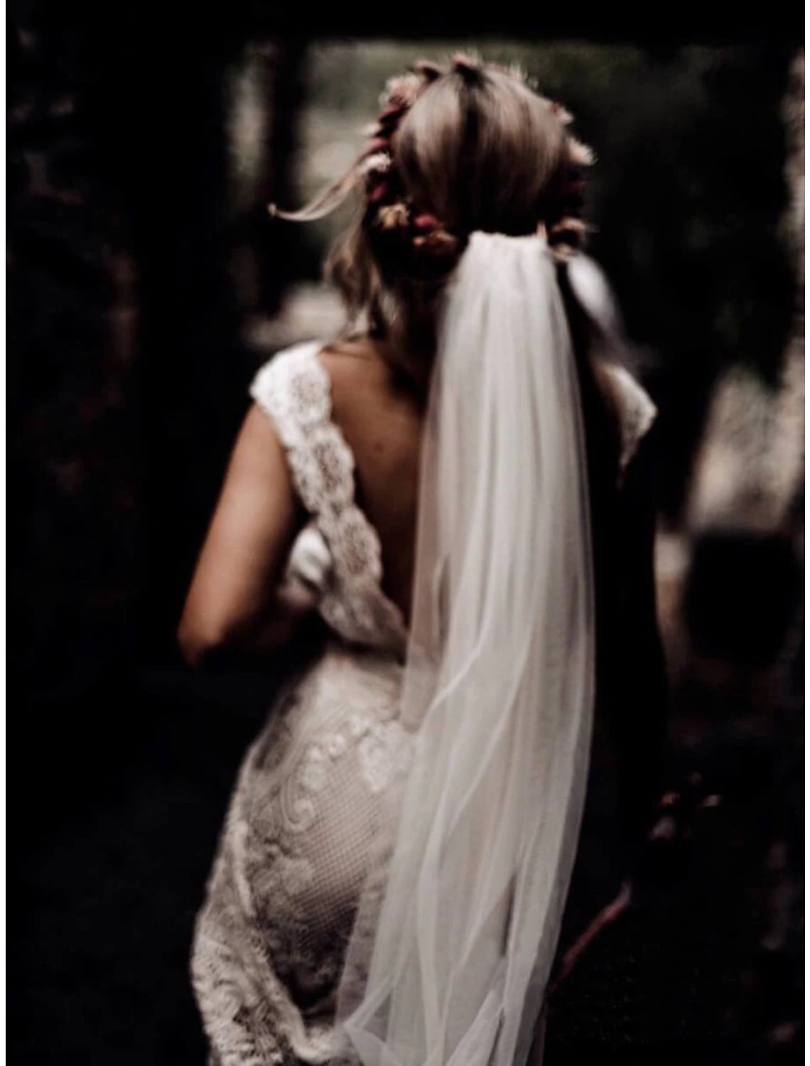 Wholesale  Beach Boho Wedding Dresses Mermaid / Trumpet V Neck Cap Sleeve Court Train Lace Outdoor Bridal Gowns With Appliques Solid