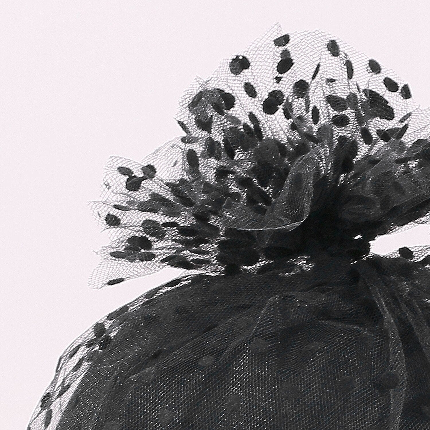 Wholesale Hats Fiber Sun Hat Veil Hat Casual Holiday Simple Retro With Polka Dot Tulle Headpiece Headwear