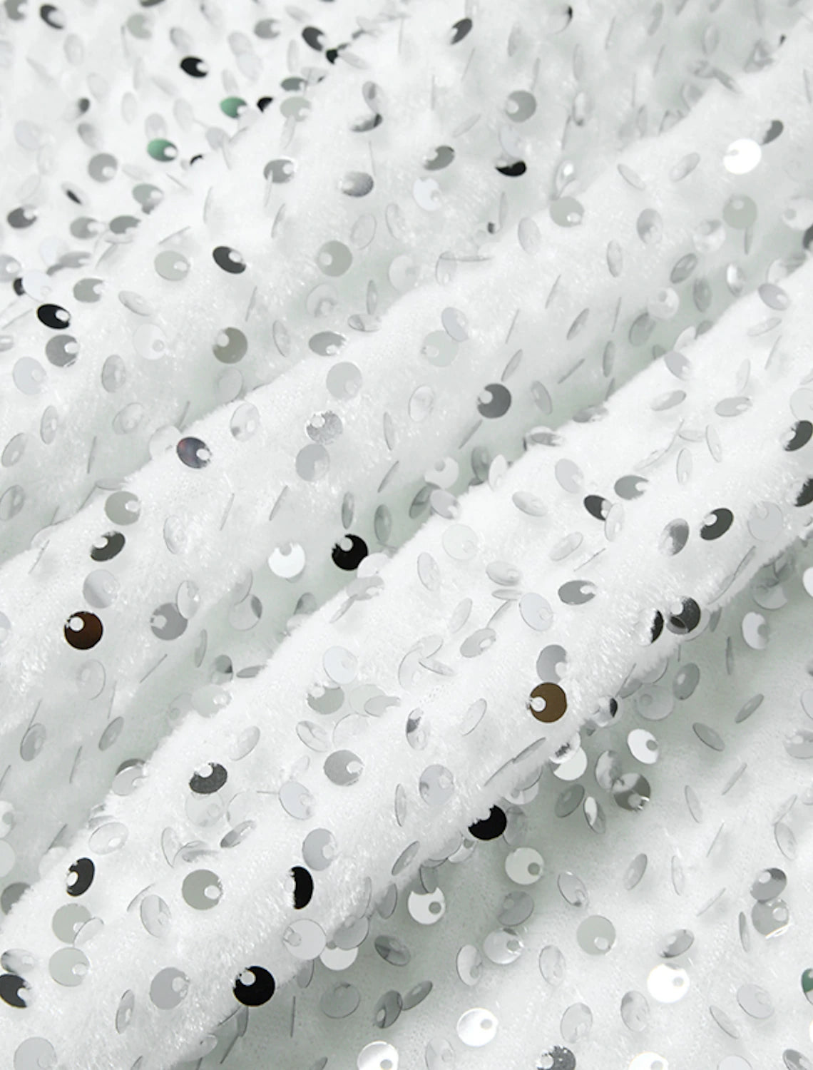 Wholesale Women's Velvet Sequin Party Dress White Sequin Dress Mini Dress Long Sleeve Black Sequins Spring Fall Winter Crew Neck Fashion Party Winter Dress Birthday Prom