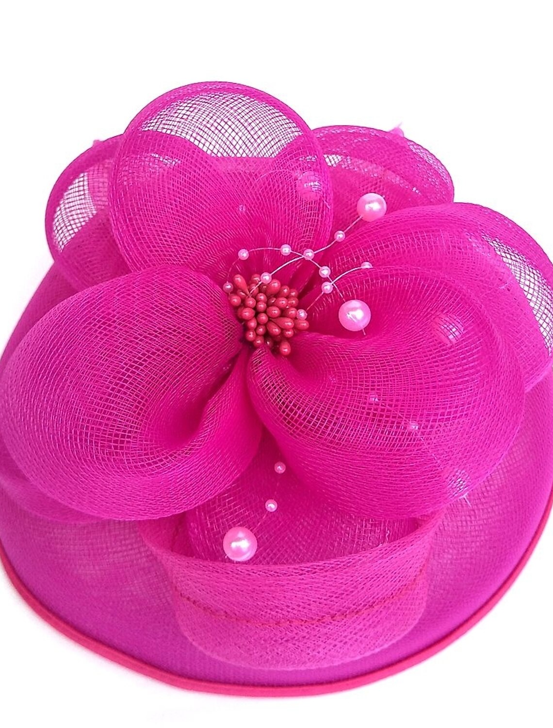 Wholesale Net Fascinators Kentucky Derby Hat/ Birdcage Veils with 1 Piece Wedding / Special Occasion / Tea Party Headpiece