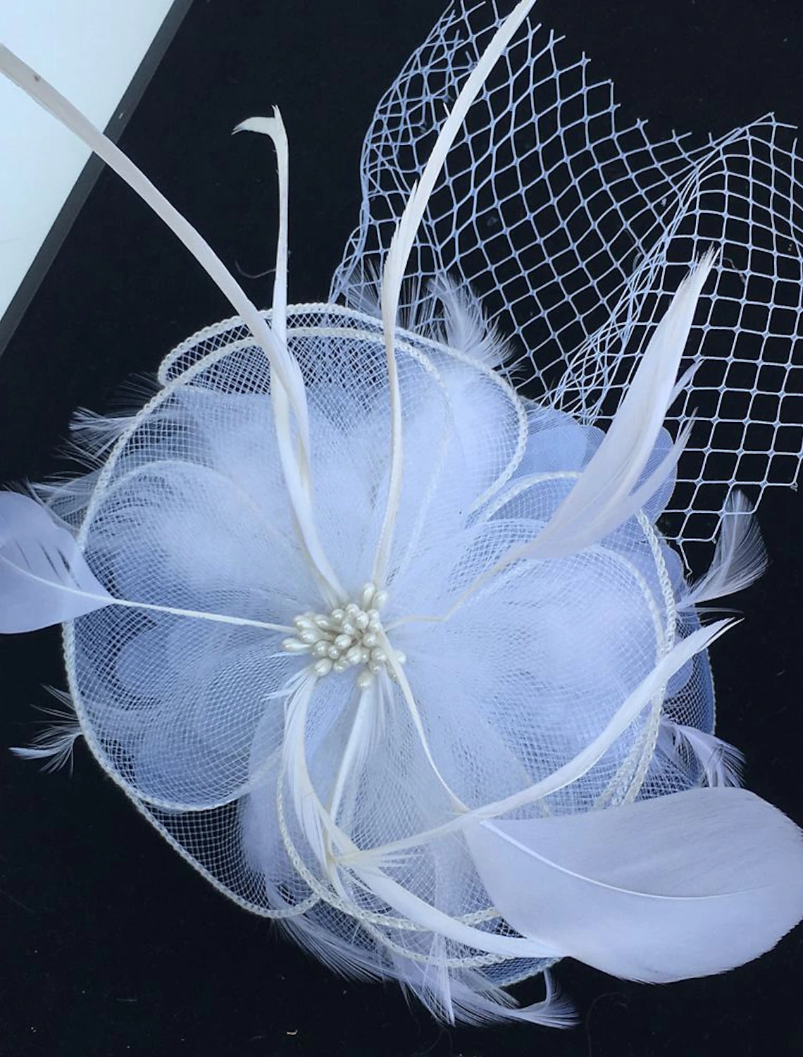 Wholesale Feather / Net Fascinators Kentucky Derby Hat / Headwear / Birdcage Veils with Floral 1PC Wedding / Special Occasion / Tea Party Headpiece