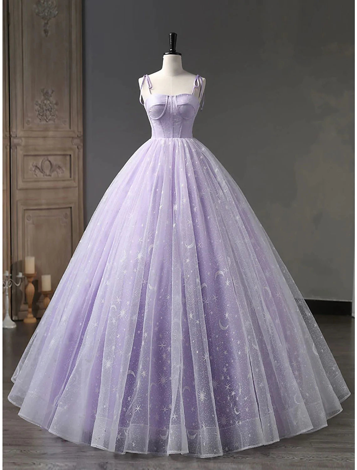 Wholesale  Ball Gown Prom Dresses Minimalist Dress Formal Wedding Party Floor Length Sleeveless Spaghetti Strap Tulle Backless with Pleats Strappy