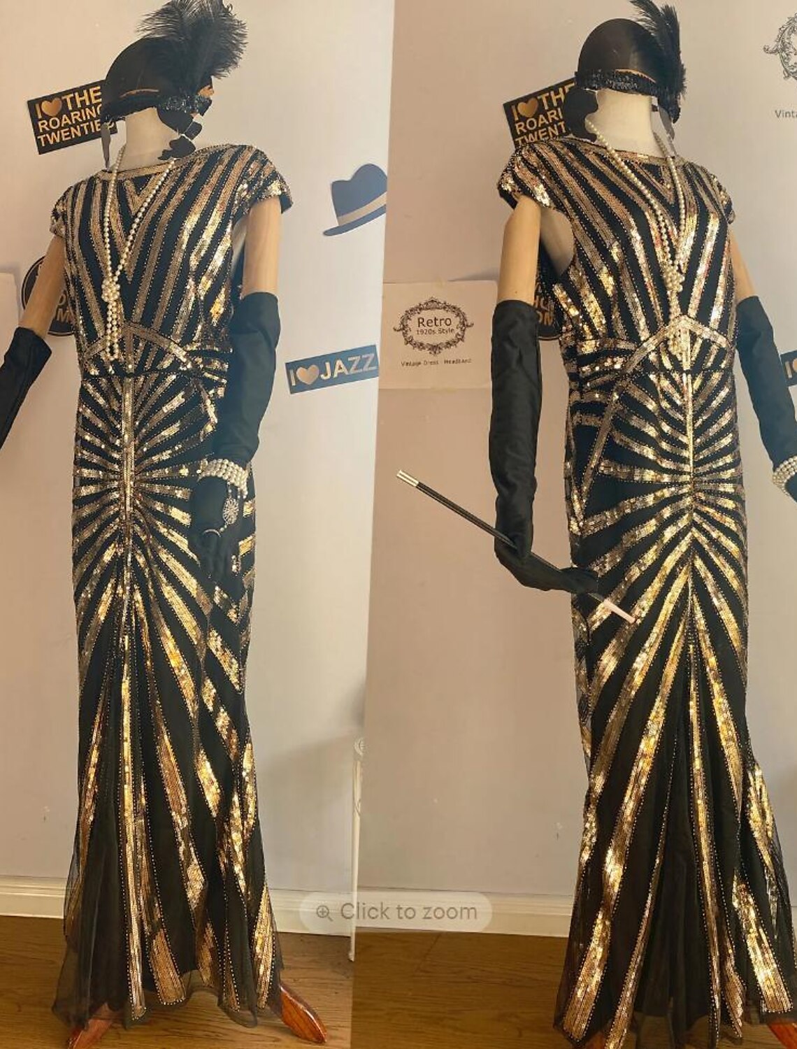 Wholesale Mermaid / Trumpet Elegant Vintage Inspired Formal Evening Party Dress Jewel Neck V Back Sleeveless Floor Length Polyester with Beading Sequin