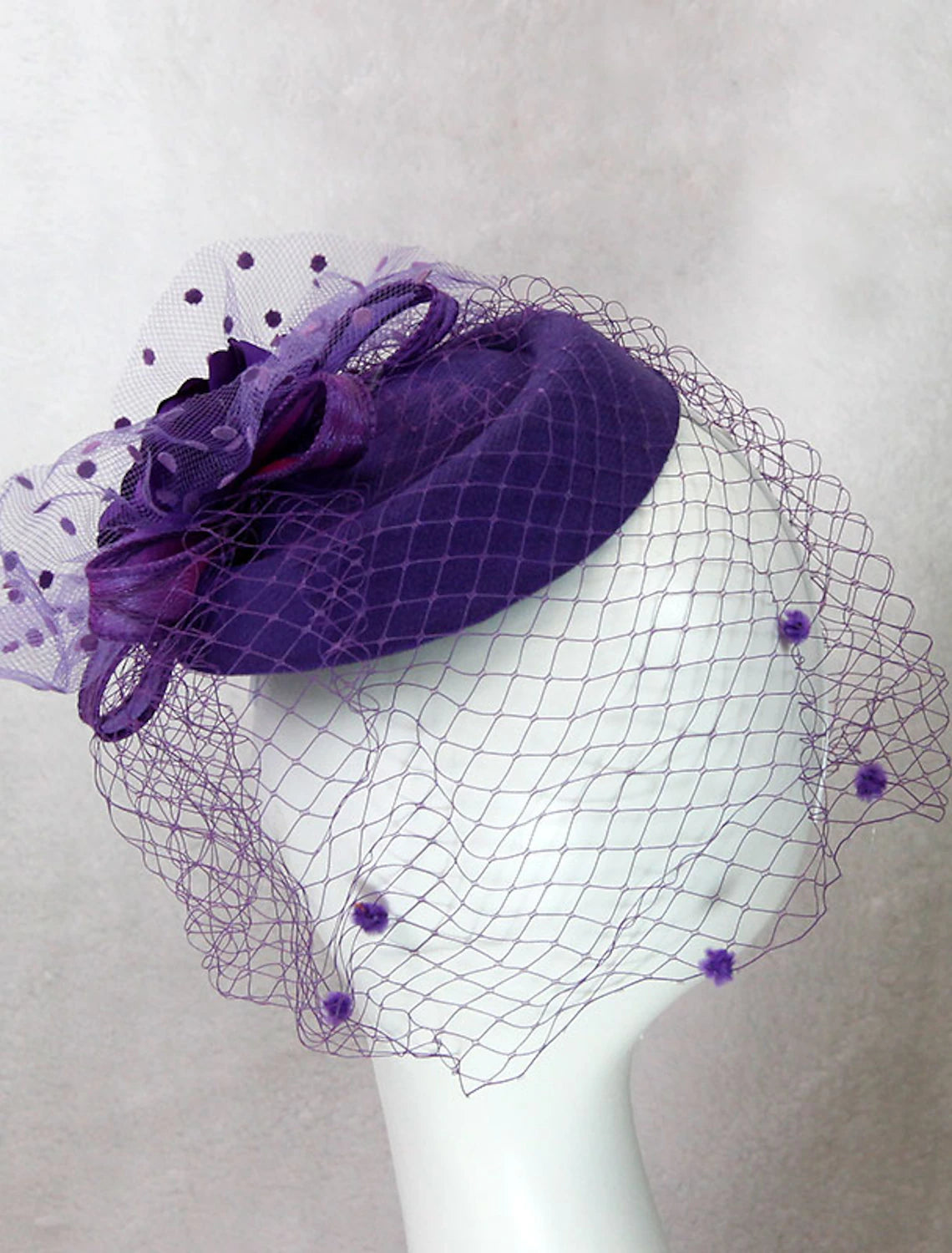 Wholesale Fascinators Kentucky Derby Hat Headwear Headpiece Net Veil Hat Wedding Ladies Day Cocktail Royal Astcot With Cap Floral Headpiece Headwear