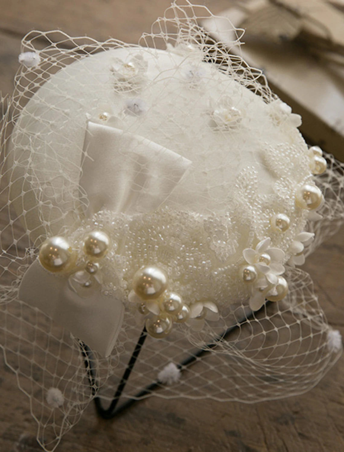 Wholesale Fascinators Kentucky Derby Hat Fabric Bucket Hat Horse Race Ladies Day Melbourne Cup Flower Elegant With Imitation Pearl Floral Headpiece Headwear