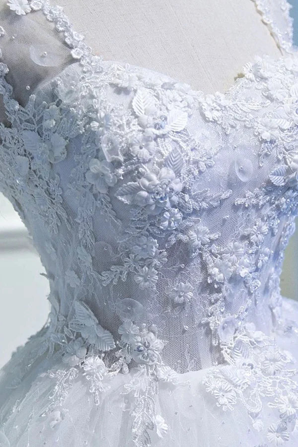 Wholesale White Tulle Lace Short Prom Dress Pageant Dress Cute Knee Length Party Dress