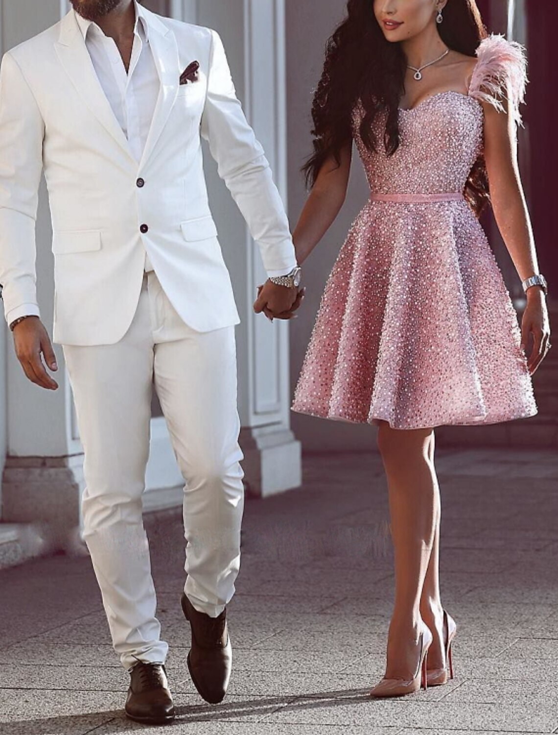 Wholesale A-Line Cocktail Dresses Party Dress Valentine's Day Wedding Guest Short / Mini Sleeveless Sweetheart Satin with Beading