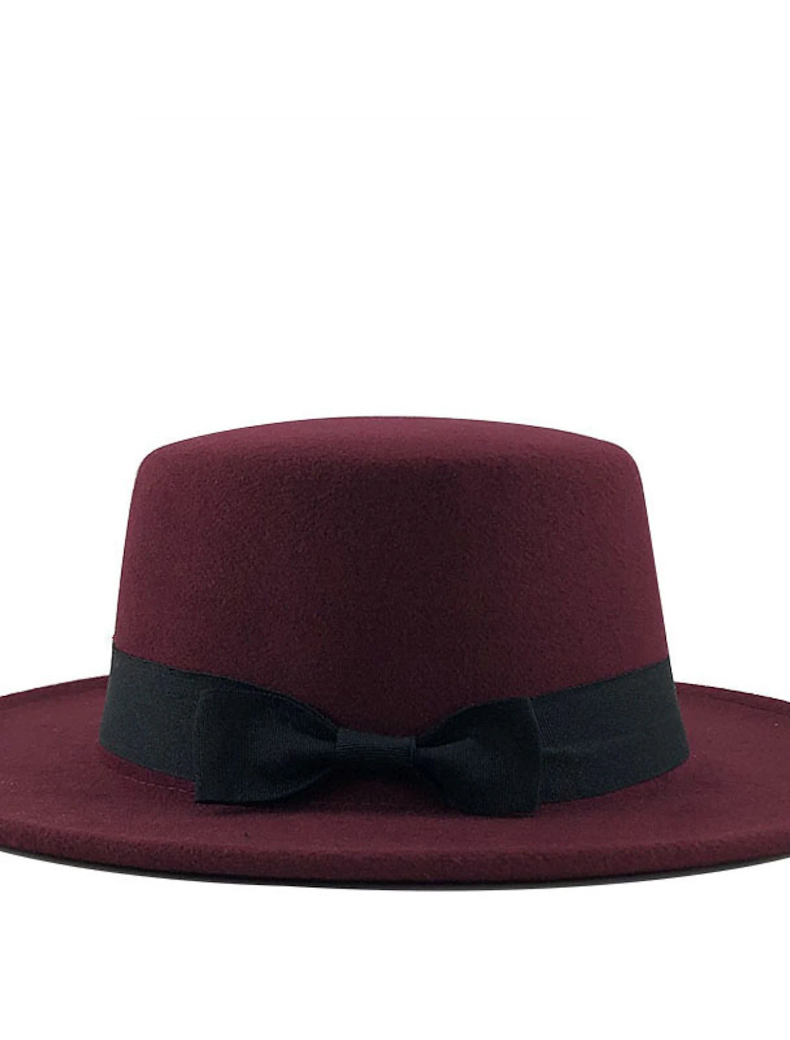 Wholesale Hats Wool Fedora Hat Holiday Horse Race St.Patrick's Day Cocktail Royal Astcot Elegant Lady With Bowknot Headpiece Headwear